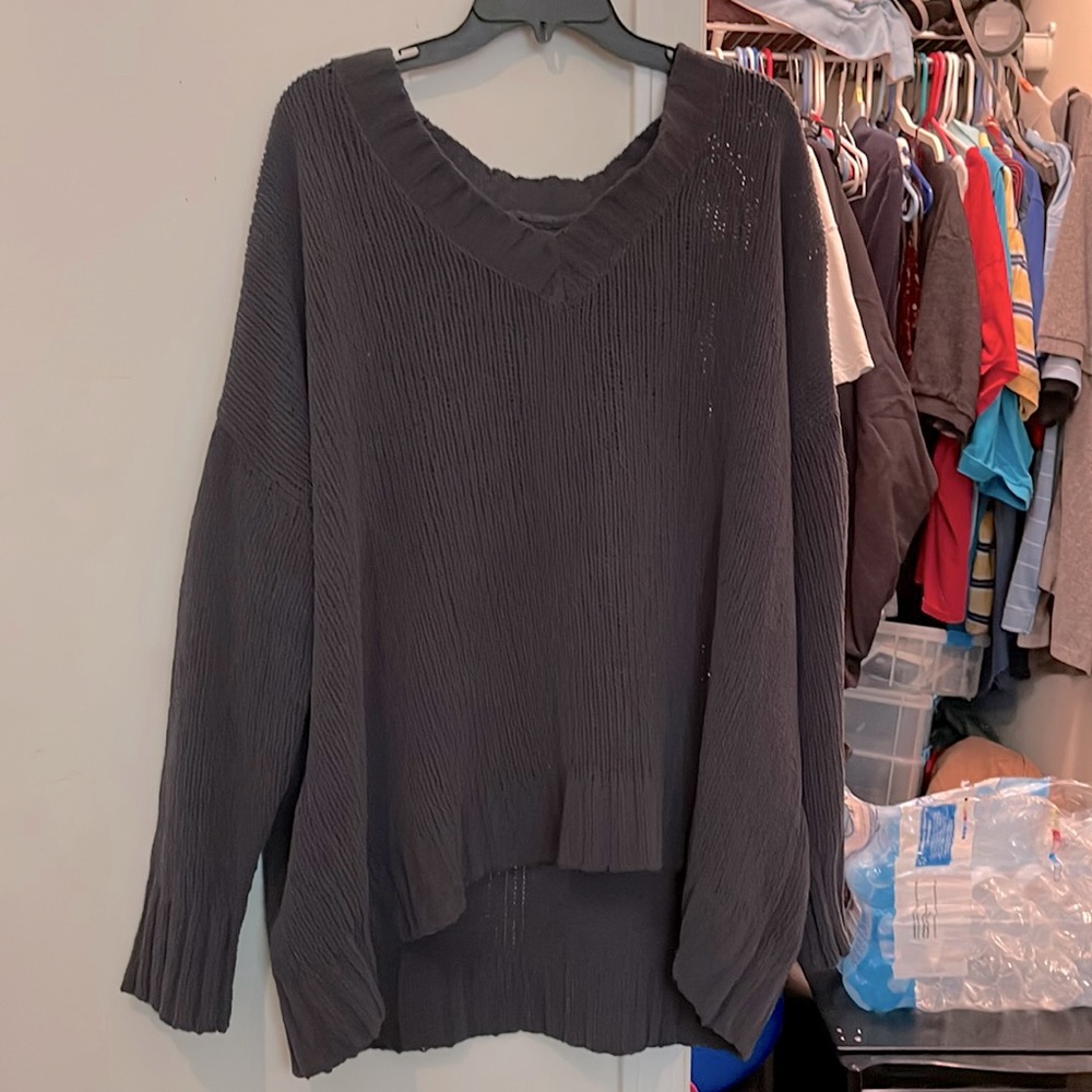 Dark green Aerie Oversized Sweater